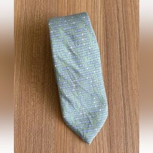 Vineyard Vines Perlis Collab Street Tiles Silk Tie New Orleans Sea Green Novelty